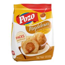 Madalenas Rellenas Pozo con Dulce de Leche x 220 g.