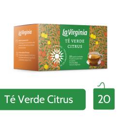 Té en Saquitos Verde Citrus La Virginia x 20 un.