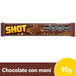 Chocolate Shot con maní 90g