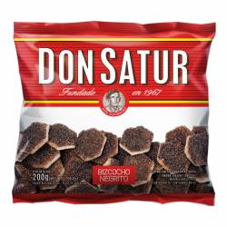 Bizcochos Don Satur Negritos x 200 g.