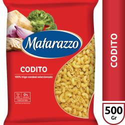 Fideos Codito Matarazzo x 500 g.