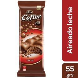 Chocolate con Leche Aireado Cofler x 55 g.