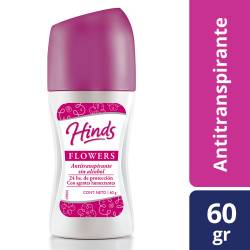 Antitranspirante Roll On Hinds Flowers x 60 g.