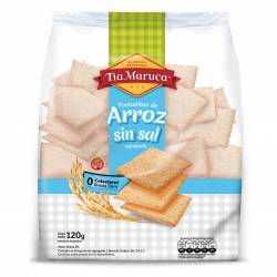 Tostaditas de Arroz Sin Sal Tía Maruca x 120 g.