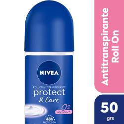 Antitranspirante Roll On Nivea Protect & Care x 50 cc.