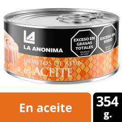 Atún en Aceite La Anónima en Lomos x 354 g.