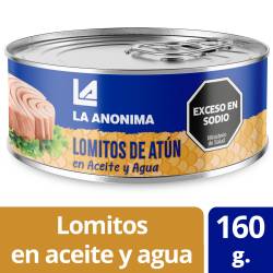 Atún en Aceite y Agua en Lomitos La Anónima x 160 g.