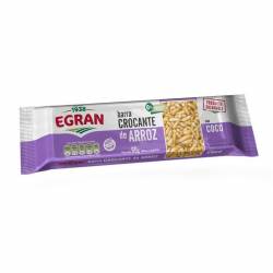 Barra Crocante de Arroz Egran con Coco x 60 g.