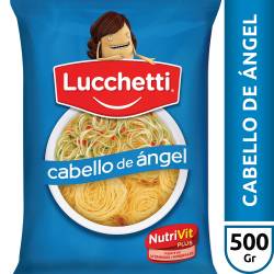 Fideos Lucchetti Cabellos de Ángel x 500 g.