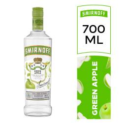 Vodka Smirnoff Green Apple x 700 cc.