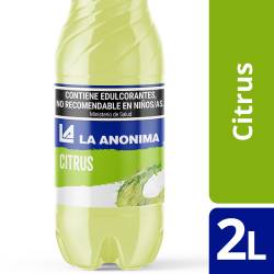 Agua Saborizada con Gas La Anónima Citrus x 2 Lt.