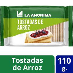 Tostada de Arroz La Anónima x 110 g.