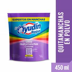 Quitamanchas Polvo Ayudín Ropa Color - 5 Beneficios x 450 g.
