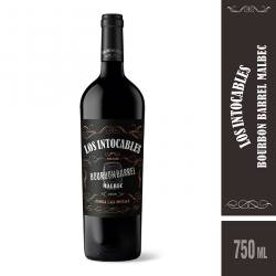 Vino Tinto los Intocables Black Malbec x 750 cc.