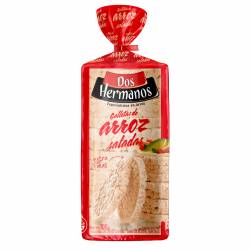 Galletas de Arroz Extra Finas Dos Hermanos Saladas x 100 g.