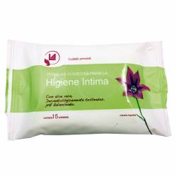 Toallas para Higiene Íntima La Anónima x 15 un.