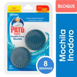 Bloque para Mochila de Inodoro Pato Pack 40g x2