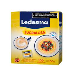 Endulzante 0% Calorías Ledesma Sobres x 100 un.