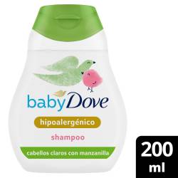 Shampoo Cabello Claro Baby Dove Humectación Enriquecida pH Neutro x 200 ml.