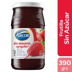 Mermelada de Frutilla Sin Azúcares Arcor x 390 g.