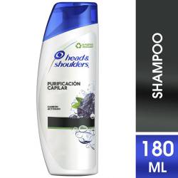 Shampoo Purificación Capilar Head Shoulders Carbón Active x 180 cc.