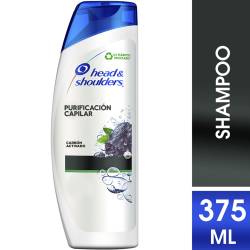 Shampoo Purificación Capilar Head Shoulders Carbón Active x 375 cc.