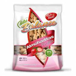 Almohaditas Frutilla Nutrifoods Bolsa x 180 g.