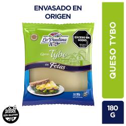 Queso Tybo en Fetas La Paulina x 180 g.