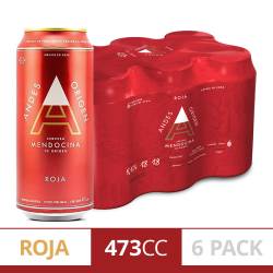 Cerveza Andes Origen Roja Lata 473cc x6