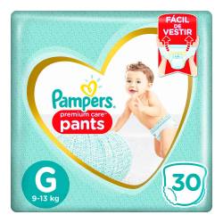 Pañal Pants Premium Care Pampers G x 30 un.