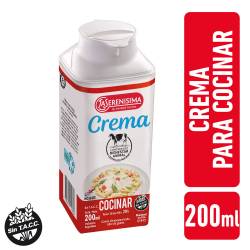 Crema UAT La Serenísima Ideal para Cocinar x 200 cc.