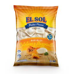Ravioles de Calabaza y Queso El Sol x 1 Kg.