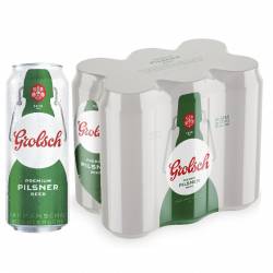 Cerveza Grolsch Pack x 6 Latas de 473 cc.