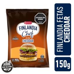 Queso Cheddar Feteado Finlandia Chef x 150 g.