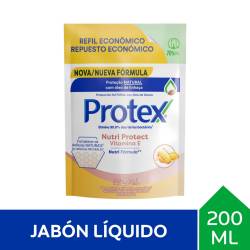 Jabón Líquido Protex Vitamina E Doypack 200 cc