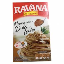 Polvo para Preparar Mousse Ravana Dulce de Leche x 100 g.
