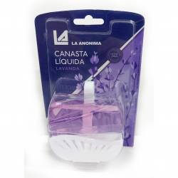 Canasta Líquida para Inodoros La Anónima Lavanda x 50 g.