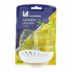 Canasta Líquida para Inodoros La Anónima Limón x 50 g.