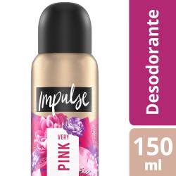 Desodorante Aerosol Impulse Very Pink x 150 cc.