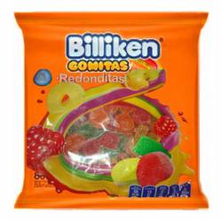 Pastillas de Goma Billiken Rodonditas x 800 g.