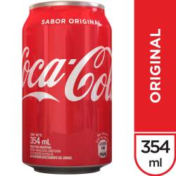 Gaseosa Cola Lata Coca Cola x 354 cc.