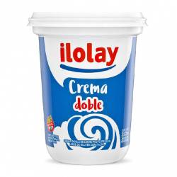 Crema de Leche Doble Pote Ilolay x 350 g.
