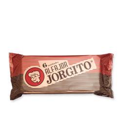 Alfajor Dulce Leche c/Ban chocolate X6U Jorgito x 330 g.