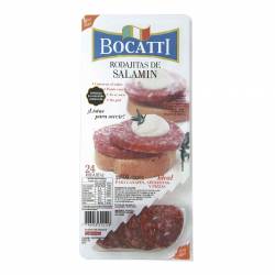 Salamín en Rodajas Bocatti x 100 g.
