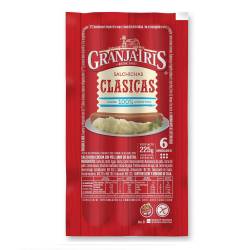 Salchichas Viena Granja Iris x 6 un. 225 g.