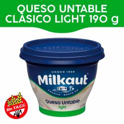 Queso Untable Light Tradicional Milkaut x 190 g.