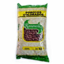 Porotos Secos Colorados Ramoneda x 500 g.