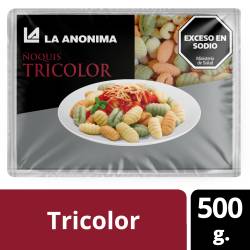 Ñoquis Tricolor La Anónima x 500 g.