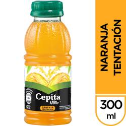 Jugo Natural Naranja Tentación Cepita x 300 cc.
