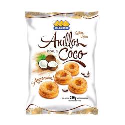 Galletitas Anillos s/Coco Gold Mundo x 250 g.